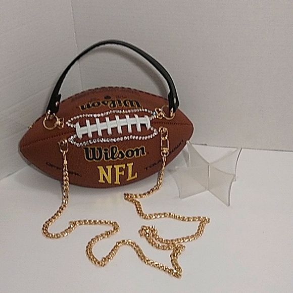 HANDMADE BLING BLING Football Purse 🏈 - Picture 10 of 17